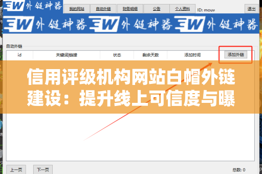 信用评级机构网站白帽外链建设：提升线上可信度与曝光率
