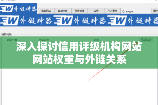 深入探讨信用评级机构网站网站权重与外链关系