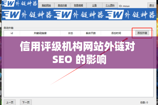 信用评级机构网站外链对 SEO 的影响