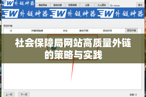 社会保障局网站高质量外链的策略与实践