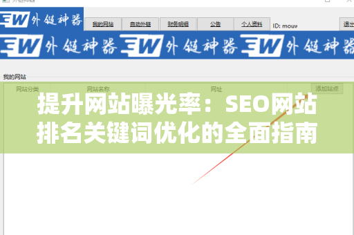 提升网站曝光率：SEO网站排名关键词优化的全面指南20241105