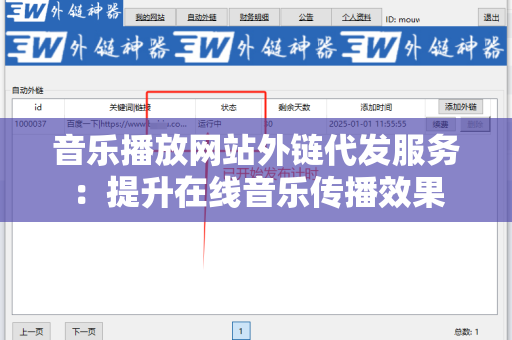 音乐播放网站外链代发服务：提升在线音乐传播效果