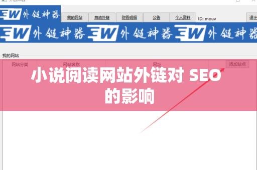 小说阅读网站外链对 SEO 的影响