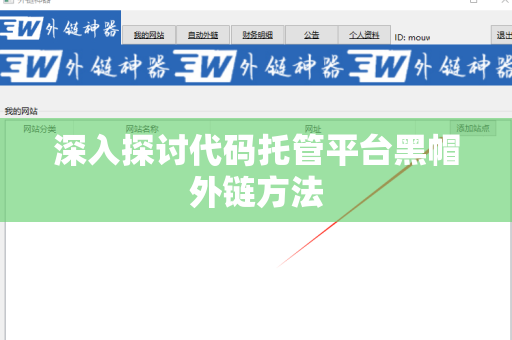 深入探讨代码托管平台黑帽外链方法