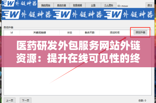 医药研发外包服务网站外链资源：提升在线可见性的终极指南