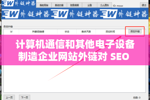 计算机通信和其他电子设备制造企业网站外链对 SEO 的影响