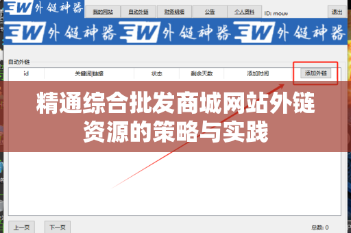 精通综合批发商城网站外链资源的策略与实践