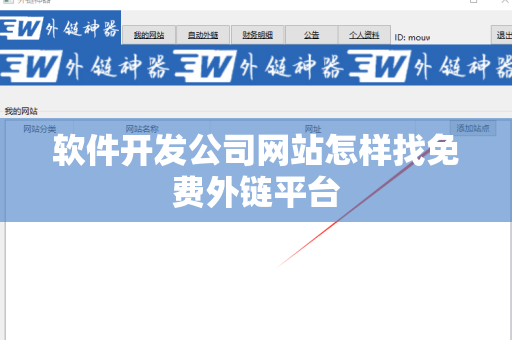 软件开发公司网站怎样找免费外链平台