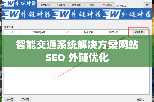 智能交通系统解决方案网站SEO 外链优化