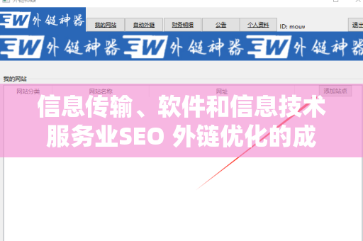 信息传输、软件和信息技术服务业SEO 外链优化的成功秘诀