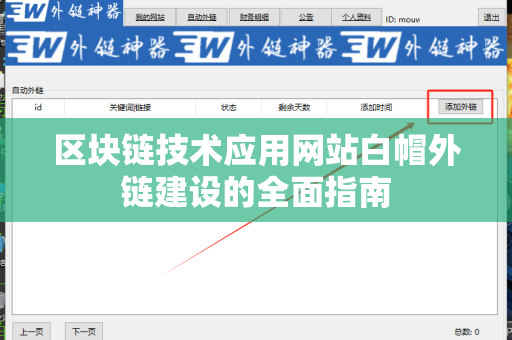 区块链技术应用网站白帽外链建设的全面指南