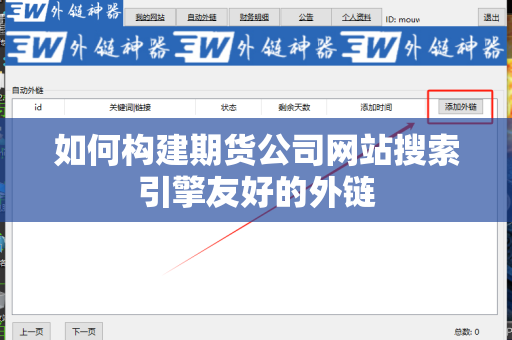 如何构建期货公司网站搜索引擎友好的外链