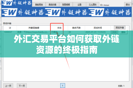 外汇交易平台如何获取外链资源的终极指南