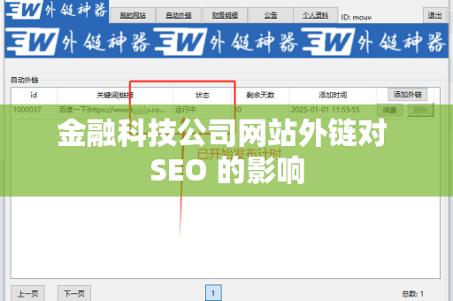 金融科技公司网站外链对 SEO 的影响