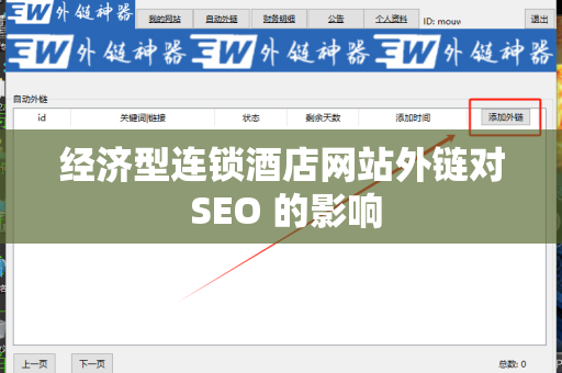 经济型连锁酒店网站外链对 SEO 的影响