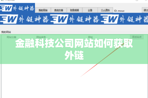 金融科技公司网站如何获取外链