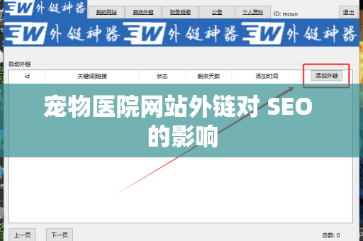 宠物医院网站外链对 SEO 的影响