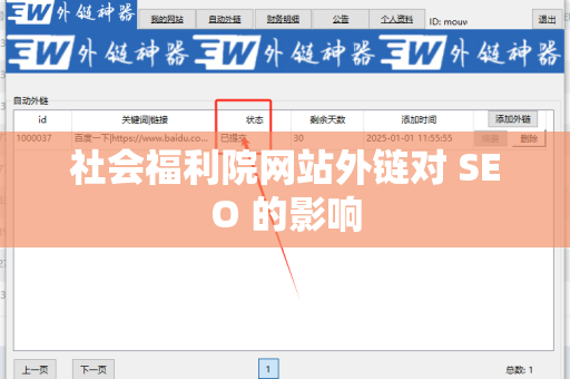 社会福利院网站外链对 SEO 的影响