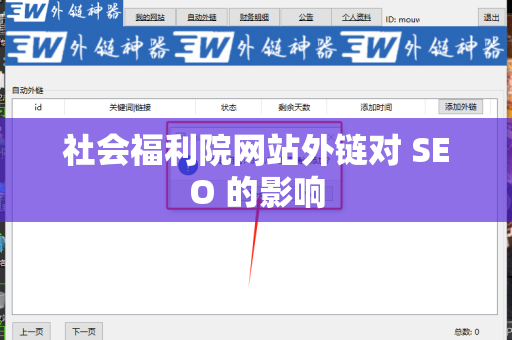 社会福利院网站外链对 SEO 的影响