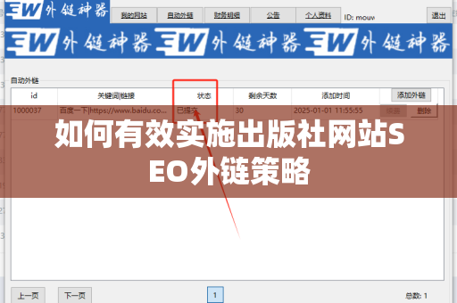 如何有效实施出版社网站SEO外链策略