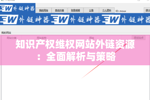 知识产权维权网站外链资源：全面解析与策略